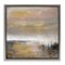 Stupell Industries Neutral Earthy Abstract Landscape Floating Frame Design by Karen Hale